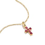 Thomas Sabo Charm Croix Avec Rubis De Laboratoire – Connect - CC1206-M01-50