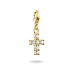 Thomas Sabo Cross Charm With White Zirconia – Original