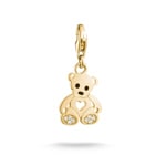 Thomas Sabo Teddy Bear Charm With White Zirconia – Original