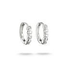Thomas Sabo Classic TS Hoop Earrings with White Zirconia - CR777-051-14