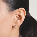 Thomas Sabo Classic TS Hoop Earrings with White Zirconia - CR778-M01-14
