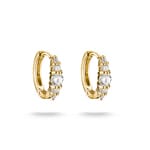 Thomas Sabo Classic TS Hoop Earrings with White Zirconia - CR778-M01-14