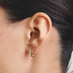 Thomas Sabo Classic TS Hoop Earrings with White Zirconia - CR778-M01-14