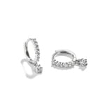 Thomas Sabo Classic TS Creolen mit weissem Zirkonia im Brillantschliff - CR781-051-14