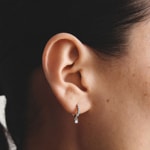 Thomas Sabo Classic TS Creolen mit weissem Zirkonia im Brillantschliff - CR781-051-14
