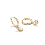 Thomas Sabo Classic TS Creolen Mit Weissem Zirkonia In Tropfenform - CR748-M01-14