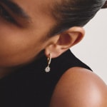Thomas Sabo Classic TS Creolen Mit Weissem Zirkonia In Tropfenform - CR748-M01-14