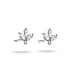 Thomas Sabo Classic TS Ohrstecker Blüte mit weissem Zirkonia in Tropfenform - H2371-051-14