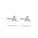 Thomas Sabo Classic TS Ohrstecker mit weissen Zirkonia