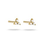 Thomas Sabo Classic TS Ohrstecker mit weissen Zirkonia - H2368-M01-14