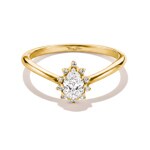 Thomas Sabo Classic TS Ring Mit Weissem Zirkonia In Tropfenform - TR2479-M01-14