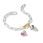 Thomas Sabo Charm-Anhänger Snoopy mit Woodstock im Schwimmring PEANUTS Original Silber - 2244-427-7