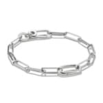 Thomas Sabo Connect Charm bracelet paperclip with Connect link Silver