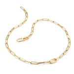 Thomas Sabo Collier Charm Paperclip avec un Connect Link plaqué or - C1207-413-39-L50
