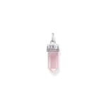 Thomas Sabo Cosmic Amulet Pendentif en argent avec cristal de quartz rose