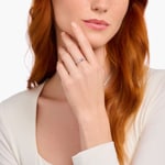 Thomas Sabo Cosmic Amulet Solitaire en argent avec pierre rouge taillée en cœur - TR2448-640-10