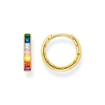 Thomas Sabo Creolen bunte Steine pavé gold