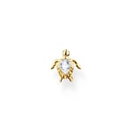 Thomas Sabo Clou d'oreille unique tortue or