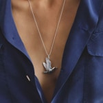 Thomas Sabo Elyndra Anhänger Eisvogel mit mehrfahrbigen Steinen - PE1009-166-7