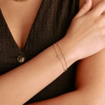 Thomas Sabo Elyndra Armband doppelreihig Zirkonia Vergoldung - A2216-414-14-L19V