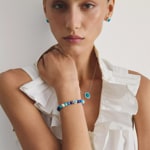 Thomas Sabo Elyndra Armband mit Perlen und mehrfarbigen Steinen - A2210-587-7