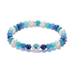 Thomas Sabo Elyndra Armband mit Perlen und mehrfarbigen Steinen - A2210-587-7