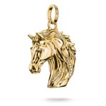 Thomas Sabo Elyndra Cheval Pendentif zirconia Plaqué or - PE989-414-39