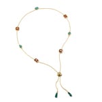 Thomas Sabo Elyndra Kette Bunte Steine Vergoldung - KE2339-971-7-L85V