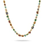 Thomas Sabo Elyndra Kette Bunte Steine Vergoldung