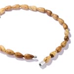 Thomas Sabo Elyndra Silver Necklace with Yellow Jasper Beads  - KE2336-353-16-L55