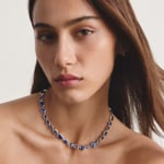 Thomas Sabo Elyndra Kette mit blauem Nanokristall - KE2341-699-1-L45V