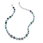 Thomas Sabo Elyndra Kette mit mehrfarbigen Steinen - KE2341-166-7-L45V