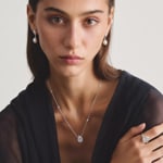 Thomas Sabo Elyndra Chaîne avec zirconia blanche en forme de goutte - KE2331-051-14-L50V