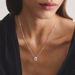 Thomas Sabo Elyndra Chaîne avec zirconia blanche en forme de goutte - KE2331-051-14-L50V