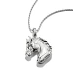 Thomas Sabo Elyndra Kette Pferdekopf Zirkonia Silber - KE2342-643-21-L50V