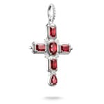 Thomas Sabo Elyndra Kreuzanhänger mit granatroten Zirkoniasteinen Silber