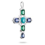 Thomas Sabo Elyndra Cross pendant with multicoloured stones silver