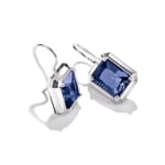 Thomas Sabo Elyndra Boucles d’oreilles avec nanocristal bleu en taille octogonale - H2339-699-1