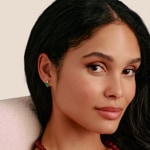 Thomas Sabo Elyndra Gold Plated Stud Earrings with Green Stones - H2333-971-6