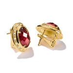 Thomas Sabo Elyndra Ohrstecker mit Clip rote Steine Vergoldung - H2331-414-10