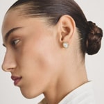 Thomas Sabo Elyndra Ohrstecker Perlmutt mit weissem Zirkonia - H2354-M01-14