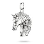 Thomas Sabo Elyndra Cheval Pendentif argent noirci avec zirconia