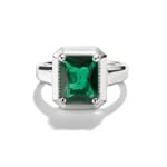 Thomas Sabo Elyndra Bague zirconium vert argent - TR2528-699-6