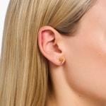 Thomas Sabo Festival Einzel-Ohrstecker Palme mit bunten Steinen vergoldet - H2285-488-7