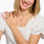 Thomas Sabo Festival Kette mit Palmen-Anhänger und bunten Steinen vergoldet - KE2204-471-7-L45v