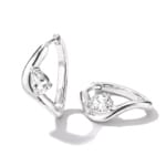 Thomas Sabo Fluid Elegance Creolen mit weissem Zirkonia in Tropfenform - CR763-051-14