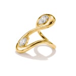 Thomas Sabo Fluid Elegance Ring Mit Weissem Zirkonia In Tropfenform - TR2545-M01-14