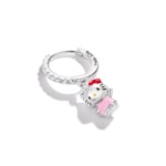 Thomas Sabo Hello Kitty Single-Creole Mit Weissem Zirkonia - CR772-M06-7
