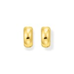Thomas Sabo Hoop Earrings Gold-plated hoop earrings in chunky design - CR741-413-39