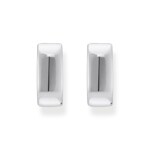 Thomas Sabo Hoop Earrings Boucles d'oreilles en argent de forme angulaire - CR744-001-21